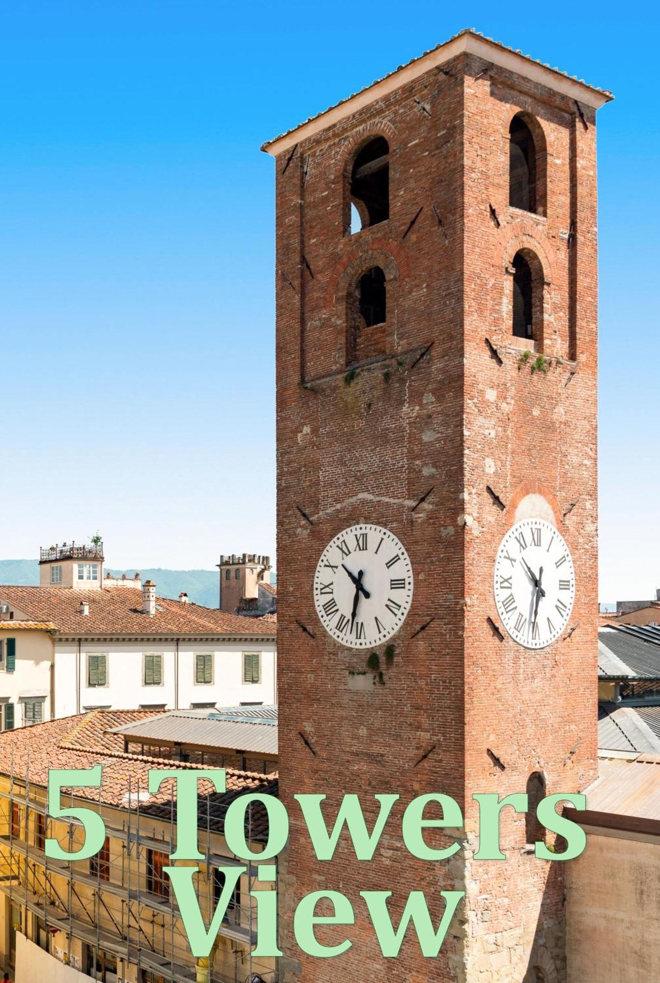Al Carmine Apartments Towers View With Ac Lucca Kültér fotó