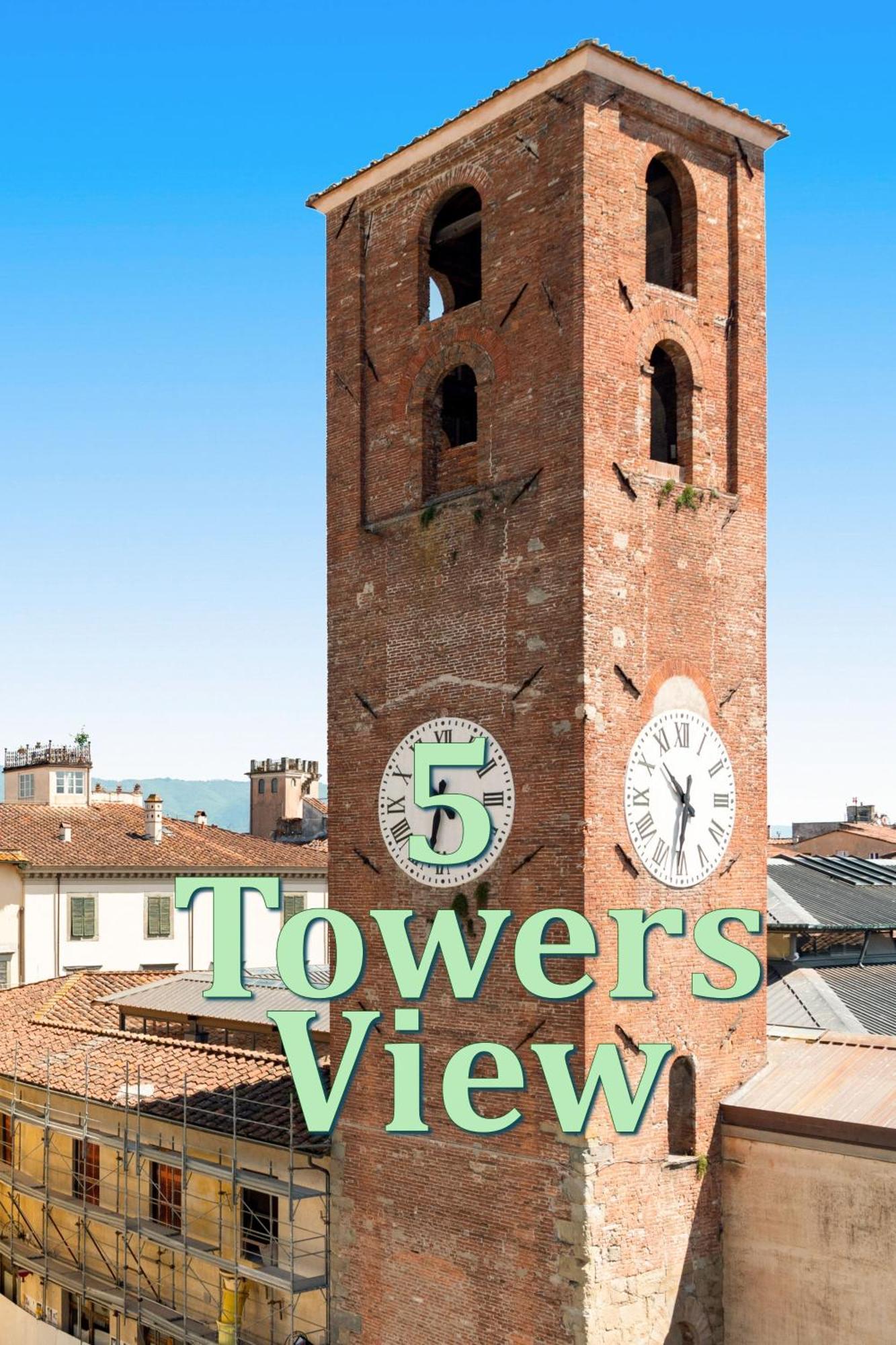 Al Carmine Apartments Towers View With Ac Lucca Kültér fotó